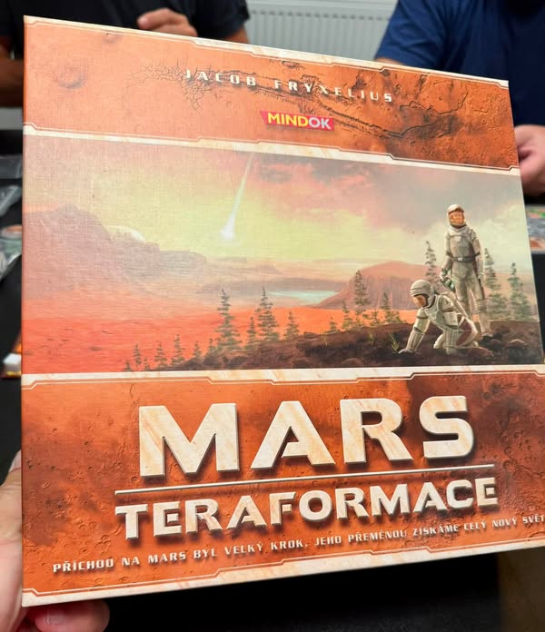 Desková hra Mars: Teraformace na klubovém večeru